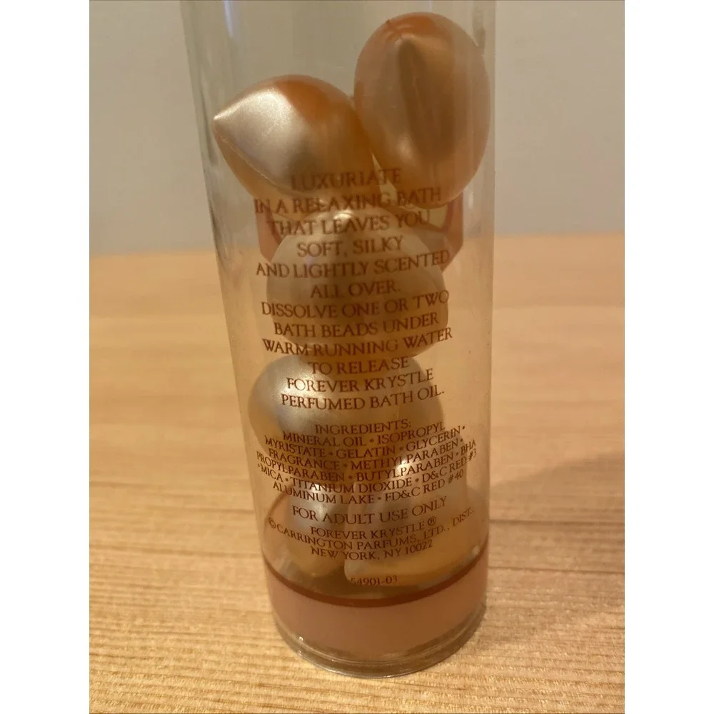 Forever Krystle by Carrington Fragranced Bath Beads,‎ HTF 1.4 Oz